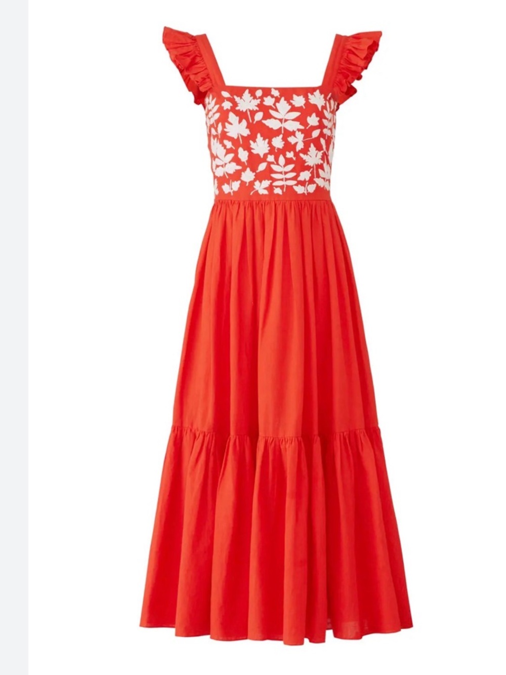 Carolina K Kuna Embroidered Maxi Dress Size Small
